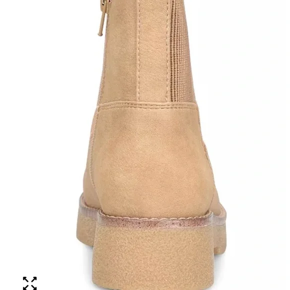 boc Women's Light Tan Suede Side-Zip Ankle Booties NIB - Picture 5 of 7